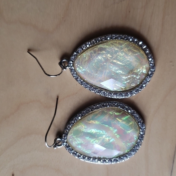 𝅺fashion Oval Yellow Dangle Earrings - Picture 1 of 4